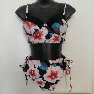 Bathing suit. Top can be worn as outerwear.